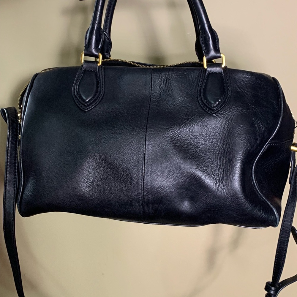 J Crew Leather Speedy Style Satchel